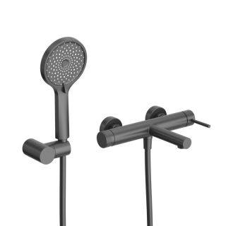 Смеситель для ванны и душа CEZARES RELAX-VD-NOP черный матовый